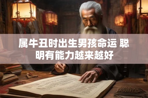 属牛丑时出生男孩命运 聪明有能力越来越好 属牛丑时出生男孩命运 聪明有能力越来越好