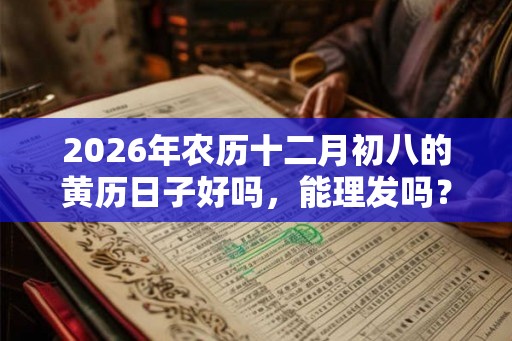 2026年农历十二月初八的黄历日子好吗，能理发吗？