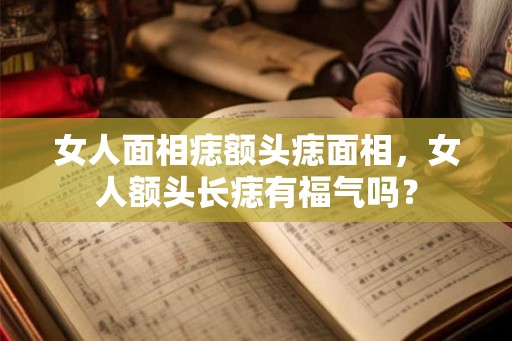 女人面相痣额头痣面相，女人额头长痣有福气吗？