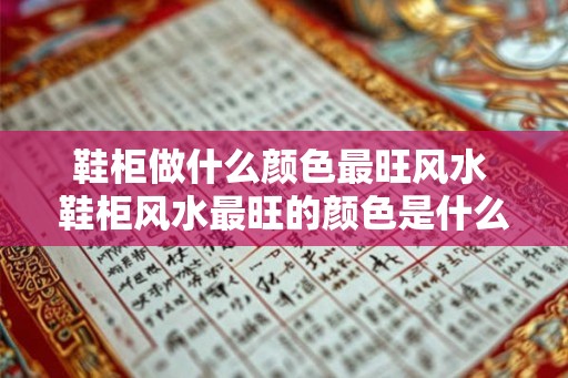 鞋柜做什么颜色最旺风水 鞋柜风水最旺的颜色是什么