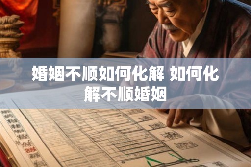 婚姻不顺如何化解 如何化解不顺婚姻