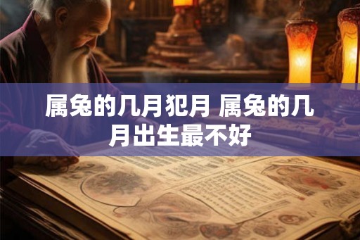 属兔的几月犯月 属兔的几月出生最不好