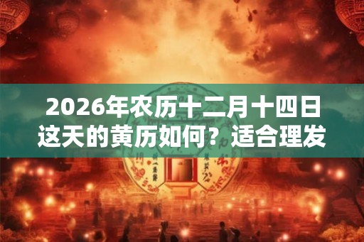 2026年农历十二月十四日这天的黄历如何？适合理发吗？