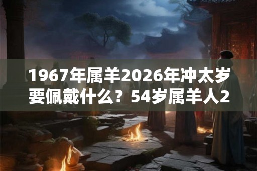 1967年属羊2026年冲太岁要佩戴什么？54岁属羊人2026年犯太岁命运如何？