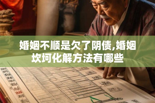 婚姻不顺是欠了阴债,婚姻坎坷化解方法有哪些 婚姻不顺是欠了阴债,婚姻坎坷化解方法有哪些