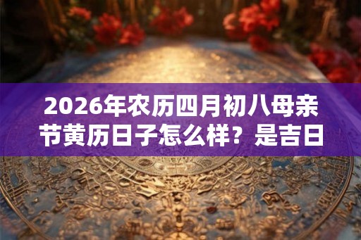 2026年农历四月初八母亲节黄历日子怎么样?是吉日吗? 2026年农历四月初八母亲节黄历日子怎么样?是吉日吗?