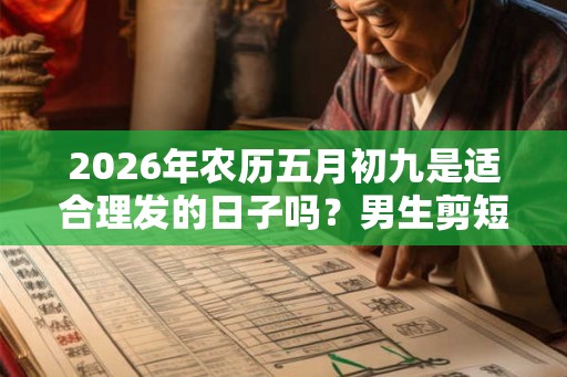 2026年农历五月初九是适合理发的日子吗？男生剪短头发技巧