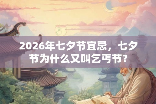 2026年七夕节宜忌，七夕节为什么又叫乞丐节？