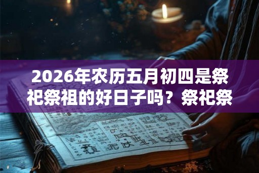 2026年农历五月初四是祭祀祭祖的好日子吗？祭祀祭祖的流程解析