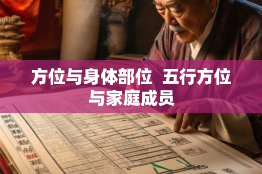 方位与身体部位  五行方位与家庭成员