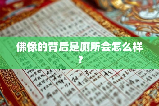 佛像的背后是厕所会怎么样？
