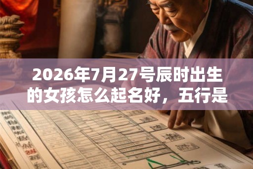 2026年7月27号辰时出生的女孩怎么起名好，五行是什么？