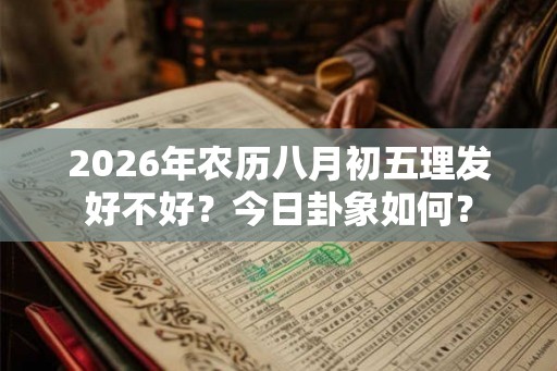 2026年农历八月初五理发好不好？今日卦象如何？