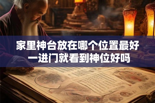 家里神台放在哪个位置最好 一进门就看到神位好吗