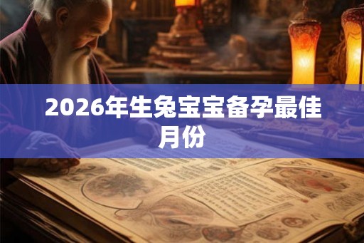 2026年生兔宝宝备孕最佳月份