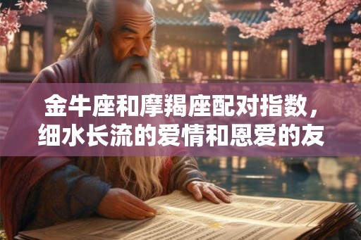 金牛座和摩羯座配对指数，细水长流的爱情和恩爱的友情