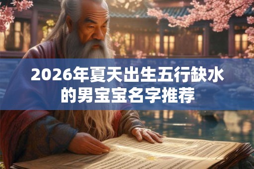 2026年夏天出生五行缺水的男宝宝名字推荐 2026年夏天出生五行缺水的男宝宝名字推荐
