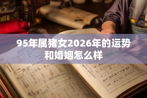 95年属猪女2026年的运势和婚姻怎么样