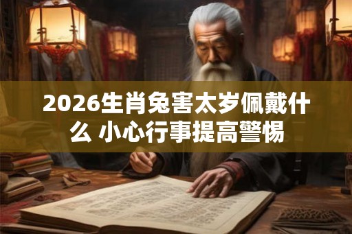 2026生肖兔害太岁佩戴什么 小心行事提高警惕 2026生肖兔害太岁佩戴什么 小心行事提高警惕