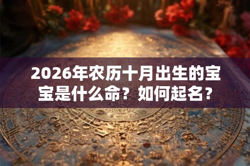2026年农历十月出生的宝宝是什么命？如何起名？