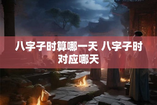 八字子时算哪一天 八字子时对应哪天