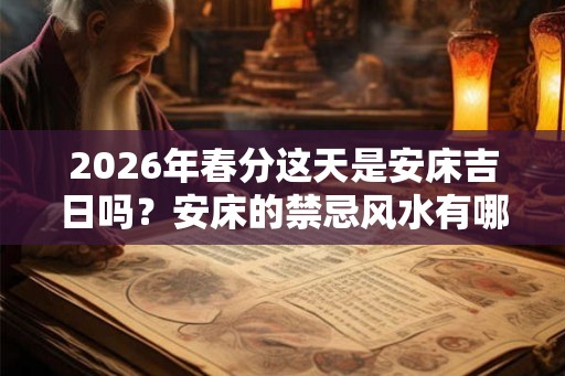 2026年春分这天是安床吉日吗?安床的禁忌风水有哪些? 2026年春分这天是安床吉日吗?安床的禁忌风水有哪些?