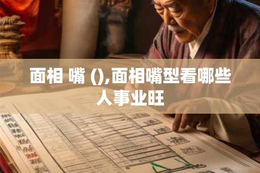 面相 嘴 (),面相嘴型看哪些人事业旺