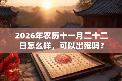 2026年农历十一月二十二日怎么样，可以出殡吗？