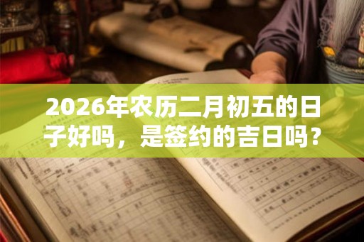 2026年农历二月初五的日子好吗，是签约的吉日吗？
