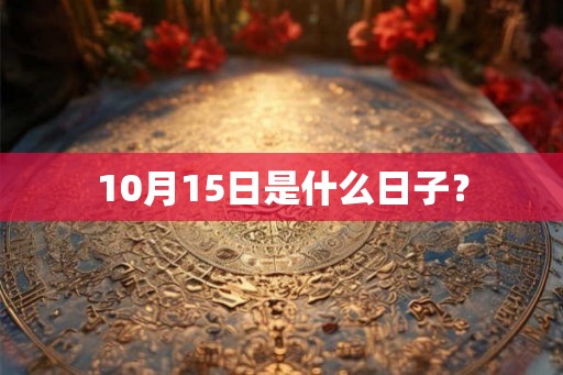 10月15日是什么日子？