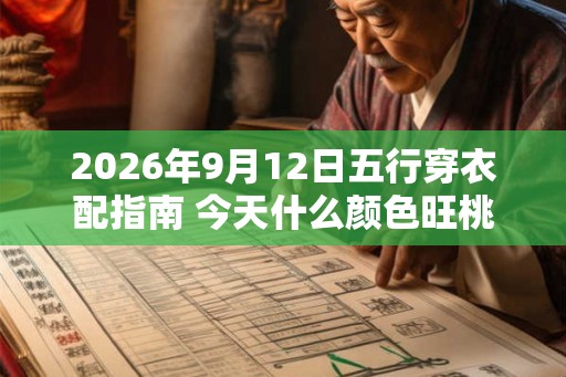 2026年9月12日五行穿衣配指南 今天什么颜色旺桃花