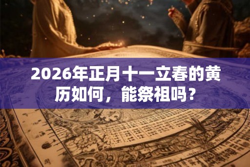2026年正月十一立春的黄历如何,能祭祖吗? 2026年正月十一立春的黄历如何,能祭祖吗?