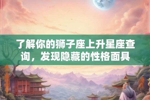 了解你的狮子座上升星座查询，发现隐藏的性格面具