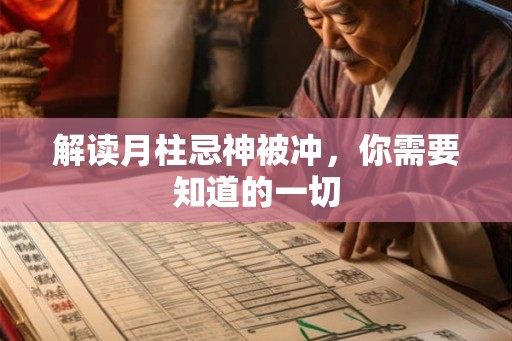解读月柱忌神被冲，你需要知道的一切