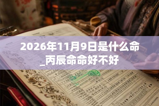 2026年11月9日是什么命_丙辰命命好不好