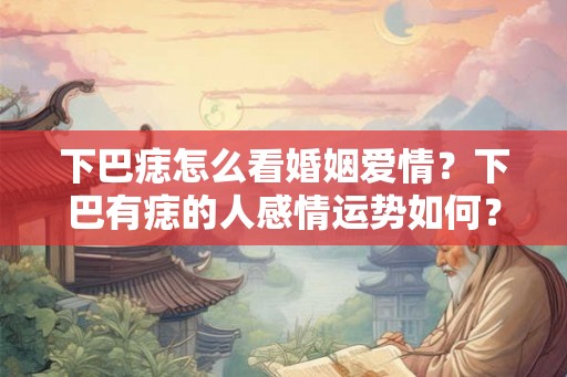 下巴痣怎么看婚姻爱情?下巴有痣的人感情运势如何? 下巴痣怎么看婚姻爱情?下巴有痣的人感情运势如何?