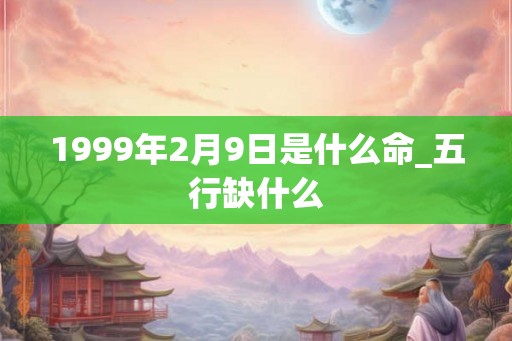 1999年2月9日是什么命_五行缺什么