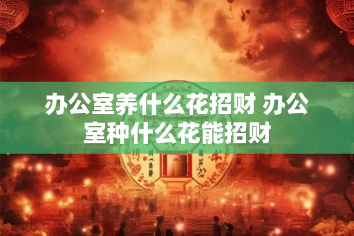 办公室养什么花招财 办公室种什么花能招财