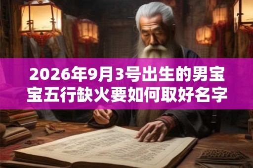 2026年9月3号出生的男宝宝五行缺火要如何取好名字 2026年9月3号出生的男宝宝五行缺火要如何取好名字