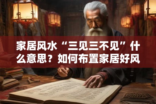 家居风水“三见三不见”什么意思？如何布置家居好风水？