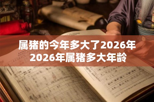 属猪的今年多大了2026年 2026年属猪多大年龄