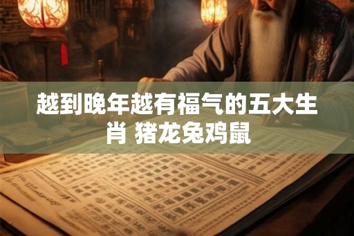 越到晚年越有福气的五大生肖 猪龙兔鸡鼠
