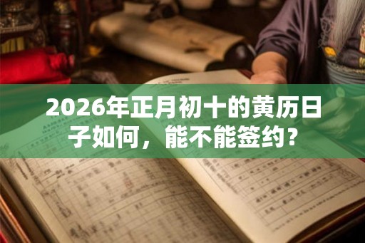 2026年正月初十的黄历日子如何,能不能签约? 2026年正月初十的黄历日子如何,能不能签约?