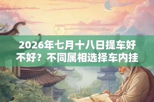 2026年七月十八日提车好不好？不同属相选择车内挂饰技巧