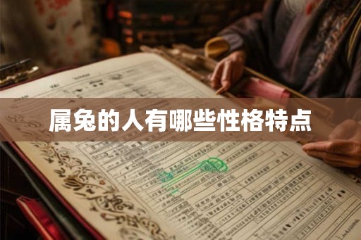 属兔的人有哪些性格特点