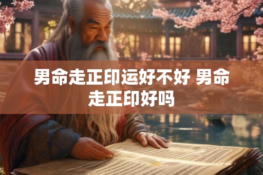 男命走正印运好不好 男命走正印好吗
