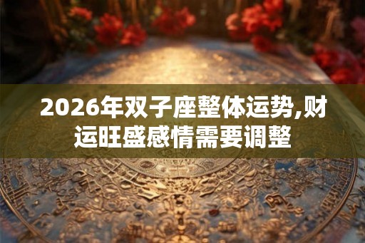 2026年双子座整体运势,财运旺盛感情需要调整 2026年双子座整体运势,财运旺盛感情需要调整