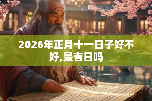 2026年正月十一日子好不好,是吉日吗