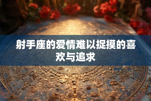 射手座的爱情难以捉摸的喜欢与追求