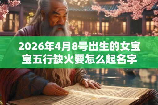 2026年4月8号出生的女宝宝五行缺火要怎么起名字